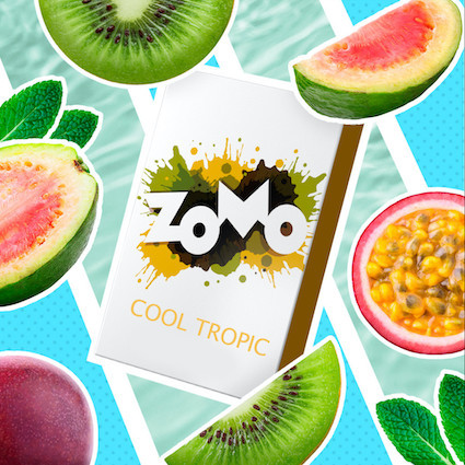 Табак Zomo - Cool Tropic (Маракуйя, гуава, киви, мята), 50 гр.