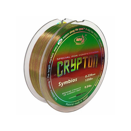 Леска Katran Crypton Symbios 4,33кг, 0,234мм, 1250м