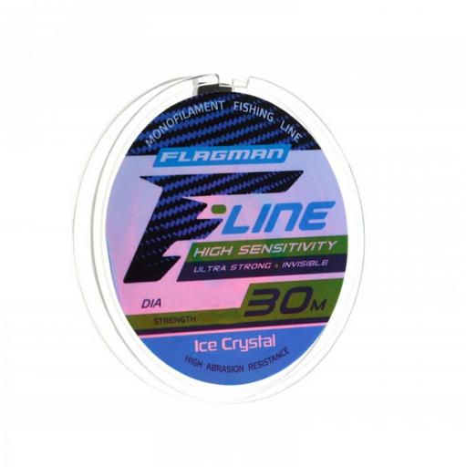 Леска FLAGMAN F-Line Ice Crystal 0,12мм, 30м