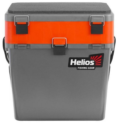 Ящик зимний "HELIOS" 19L серо/оранже.