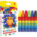 Мелки восковые и гелевые