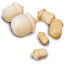 Заготовки из дерева, пенополистирола и прессованной бумаги. керамические фигуры