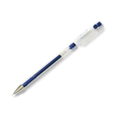 Ручка гелевая 0,4 мм синяя Pilot G-TEC-C4, игольчатый ПУ, рифленый грип, метал. наконечник