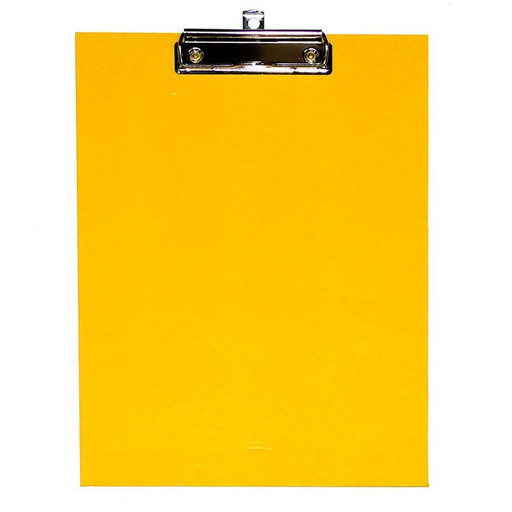 Планшет с зажимом Expert Complete Classic, А4, картон/бумвинил, европодвес, желтый