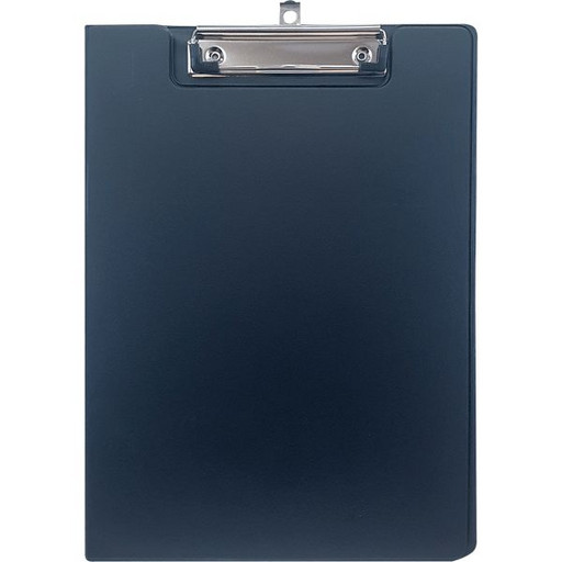 Папка-планшет с зажимом deVENTE, А4, картон/PVC, внутр. карман, европодвес, черная
