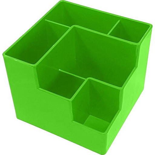 Органайзер пластиковый 122*122*100 мм, 6 отделений, зеленый, deVENTЕ