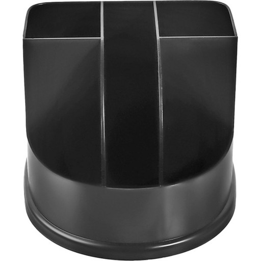 Органайзер для канцелярии Attomex, пластиковый, 5 отд., черный