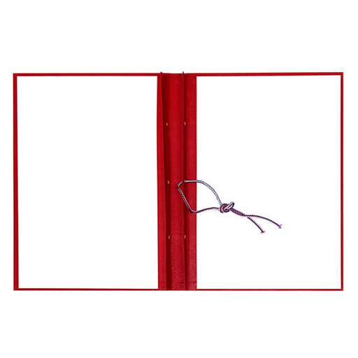 Папка "Курсовой проект", А4, на шнуровке, бумвинил, красная Канцбург (без листов)