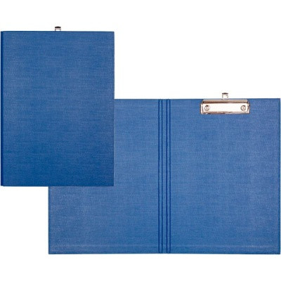 Папка-планшет с зажимом deVENTE, А4, картон/PVC, держатель д/ручки, европодвес, синяя
