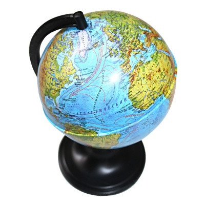 Глобус Земли физический, D12 см, Globen Classic