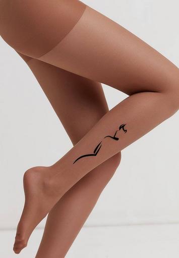 CONTE FEMME Колготки женские с тату-рисунком4