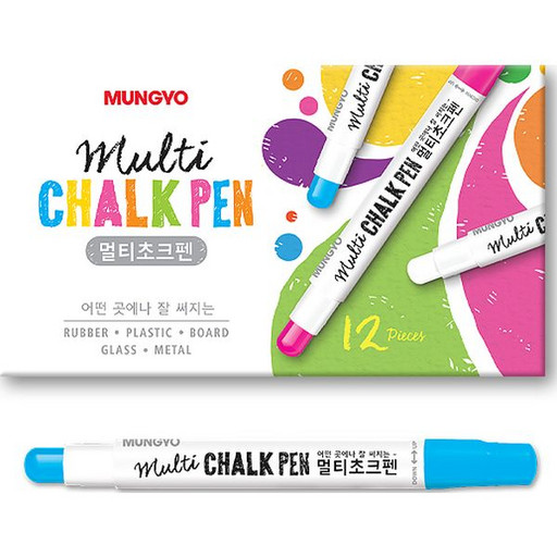 Маркер меловой синий Mungyo Chalk Pen, пулевидный ПУ