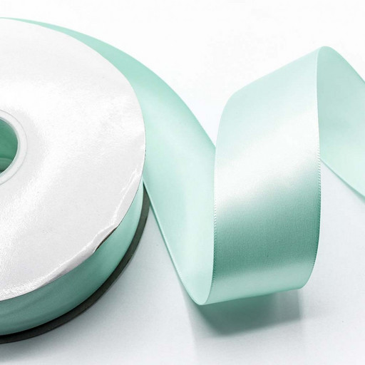 556-50/314 Лента атласная полиэстер 5 см *100 ярдов бирюзовый 1/7 1/28