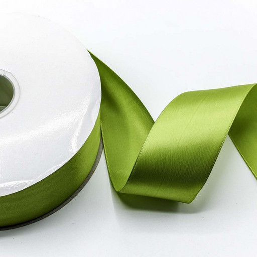 556-50/548 Лента атласная полиэстер 5 см *100 ярдов салатовый 1/7 1/28