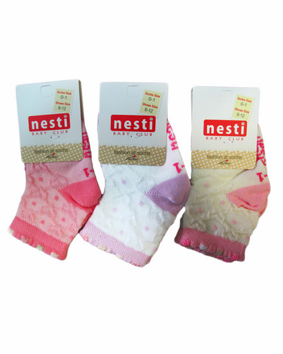 Носочки для девочки жаккардовые NESTI 957