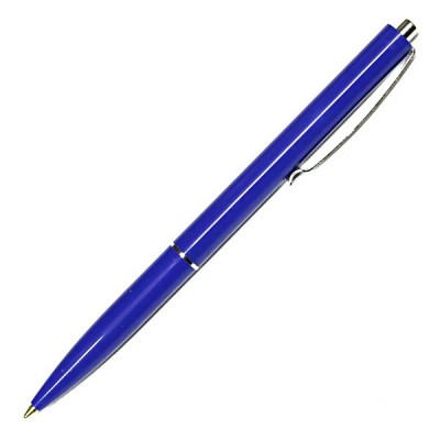 Ручка шариковая автоматическая 1,0 мм синяя Schneider K15, пулевидный ПУ, корпус синий
