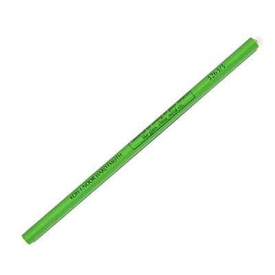 Карандаш маркировочный универсальный KOH-I-NOOR, зеленый, 4.3 мм, деревянный, круглый, незаточенный