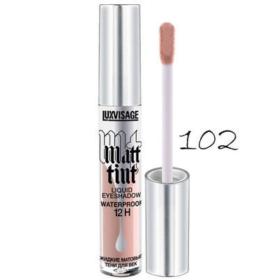 Matt tint waterproof 12H Жидкие матовые тени для век 102 Dusty Rose