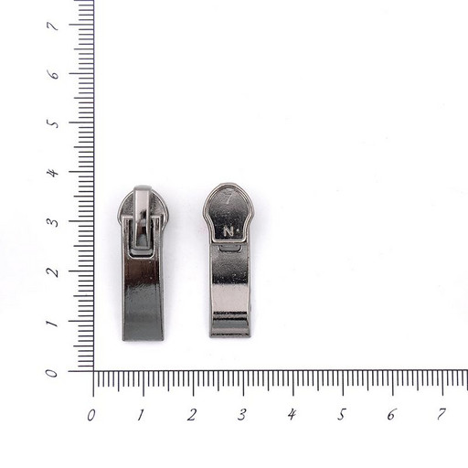 Бегунок №7 для обувной молнии 20шт т. никель