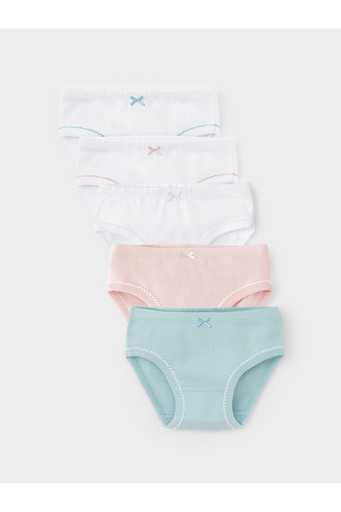 Набор трусы/ уп белый, св.розовый, мятный