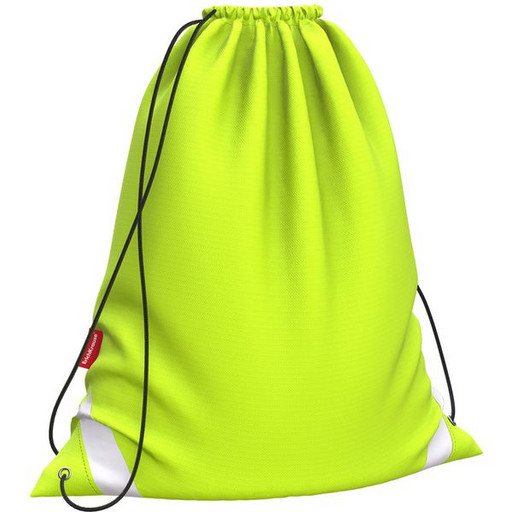 Сумка для сменной обуви 44*36,5 см ErichKrause Neon Yellow, светоотраж. элементы