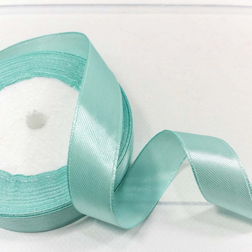 562-20/199 Лента атласная (сатин) 2 см*25 ярдов бирюзовый 1/10 1/400