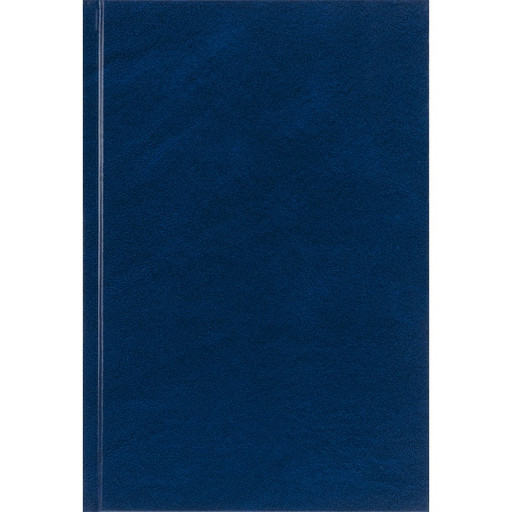 Ежедневник недатированный, А5, 128 л., Prof-Press/Синий, тв. переплет, бумвинил, белый блок