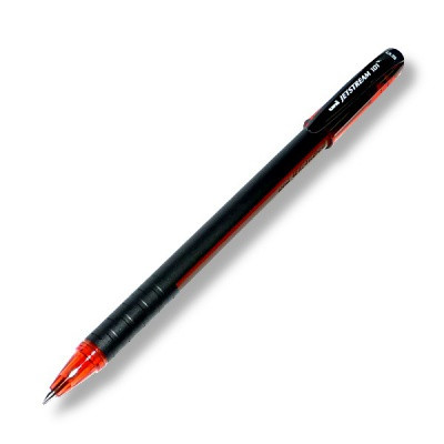 Ручка шариковая 0,5 мм красная Uni Jetstream SX-101 подпружинный ПУ, грип-зона, Ultra Glide