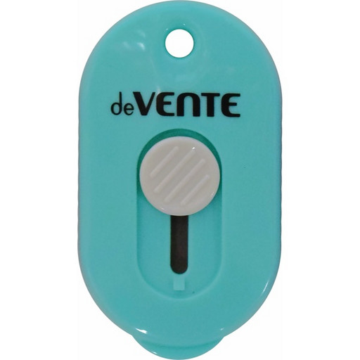 Нож канцелярский mini 9 мм deVENTE Pastel_бирюзовый
