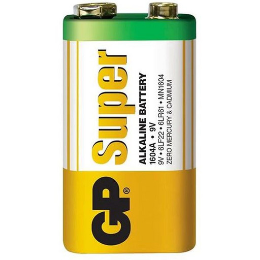 Батарейка 6LR61/крона, 9.0 V, GP Super Alkaline