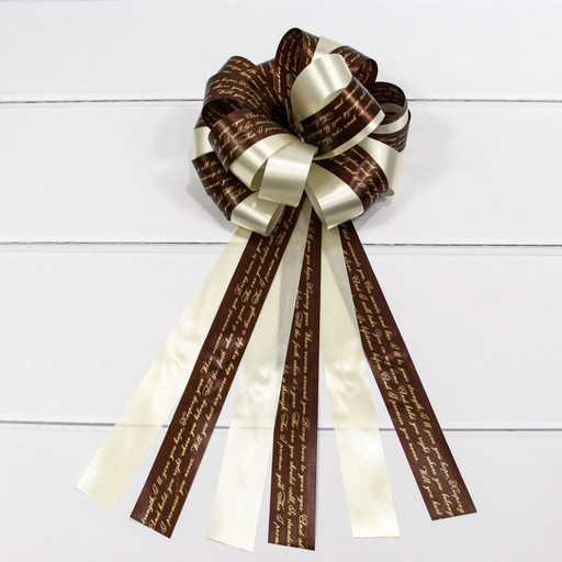 522-30/8 Бант-шар тройной 3 см с пожеланиями Коричневый 1/30 1/1200 522-30/8 Бант-шар тройной 3 см с пожеланиями Коричневый 1/30 1/1200