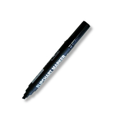 Маркер Flipchart 1,0-4,6 мм, черный Centropen, клиновидный ПУ