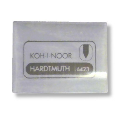 Ластик-клячка KOH-I-NOOR Hardtmuth, 47*36*9 мм, каучук, экстрамягкий, серый