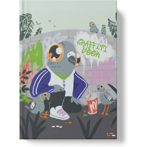 Блокнот-активити Graffiti book_На стиле