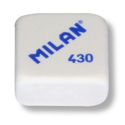 Ластик MILAN "430" 28*28*13 мм синтетический каучук, мягкий, квадратный, ассорти