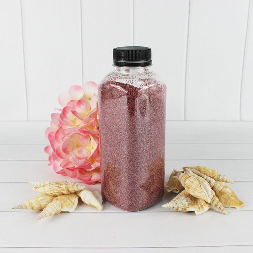 301527650A03 Песок цветной бордовый (кварцевая крошка, фракция 0,5-1 мм) вес: 650г объем: 400мл