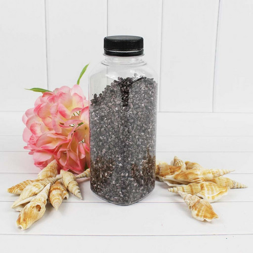 302137700A34 Грунт  цветной мелкий.шоколадный металлик (фракция 2-4 мм) квадратная бутылка, вес: 700г объем: 400мл