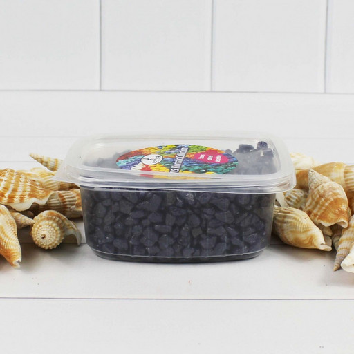 302137020219 Грунт цветной мелкий. Фиолетовый (фракция 2-4 мм) объем: 200мл