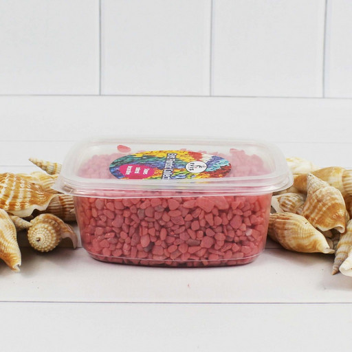 302137020211 Грунт цветной мелкий. Розовый (фракция 2-4 мм) объем: 200мл