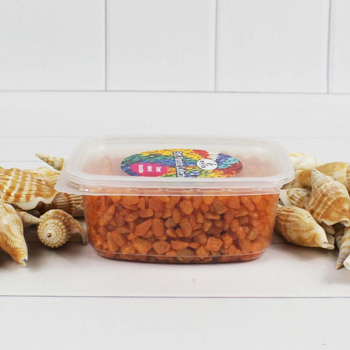 302137020210 Грунт цветной мелкий. Оранжевый (фракция 2-4 мм) объем: 200мл