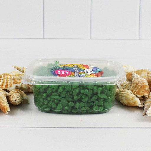 302137020206 Грунт цветной мелкий. Зеленый (фракция 2-4 мм) объем: 200мл