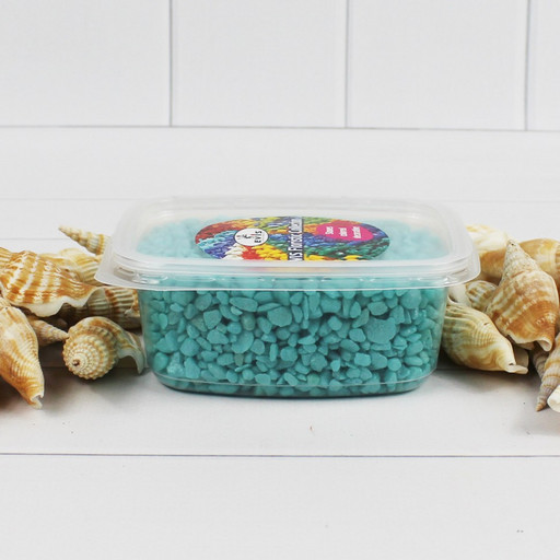 302137020202 Грунт цветной мелкий. Бирюзовый (фракция 2-4 мм) объем: 200мл