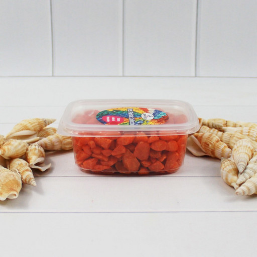 302138020212 Грунт цветной средний, рыжий (фракция 5-8 мм) объем: 200мл