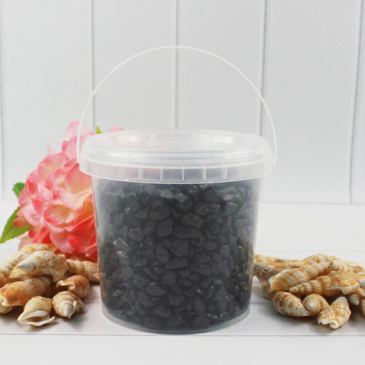 302138150320 Грунт  цветной средний, черный  (фракция 5-8 мм) вес: 1500г объем: 1000мл