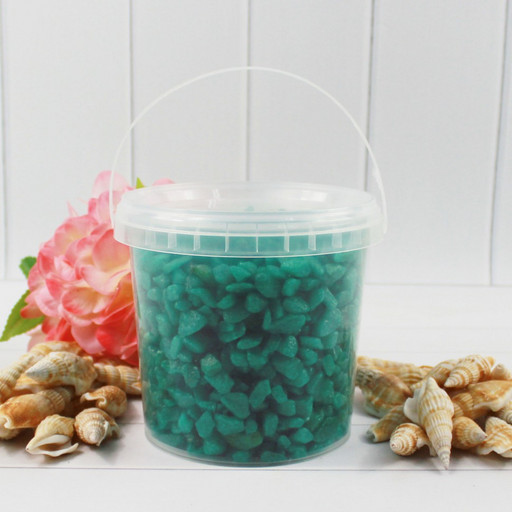 302138150307 Грунт цветной средний, изумруд (фракция 5-8 мм) вес: 1500г объем: 1000мл