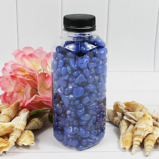 301788780A15 Галька цветная  синяя (фракция 5-10 мм) вес: 760г объем: 400мл