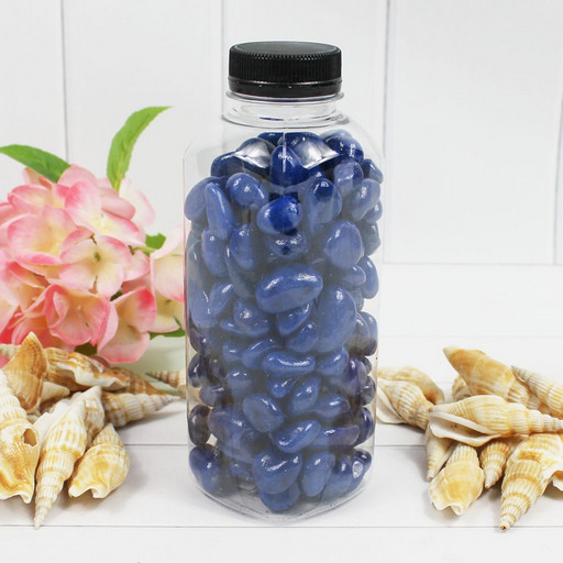 301789740A18 Галька цветная крупная темно-синяя (фракция 10-15 мм) вес: 760г, объем: 400мл