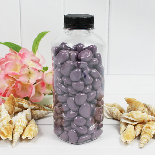 301789740A16 Галька цветная крупная сиреневая (фракция 10-15 мм) вес: 760г, объем: 400мл