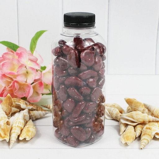 301789740A03 Галька цветная крупная бордовая (фракция 10-15 мм) вес: 760г, объем: 400мл