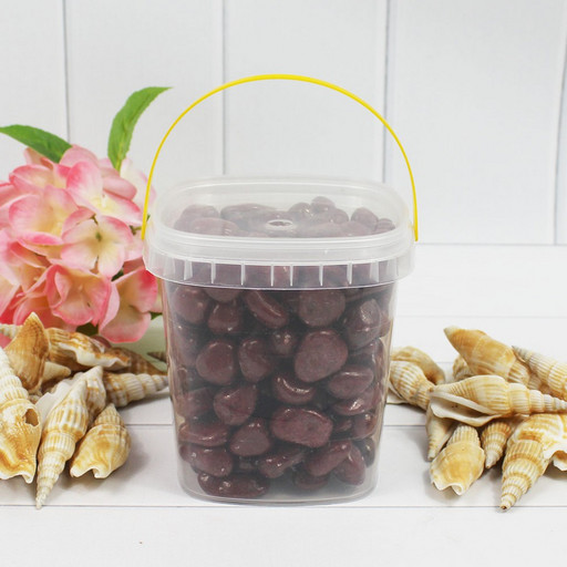 301789100903 Галька цветной крупная бордовая (фракция 10-15 мм) вес: 1000г, объем: 650мл